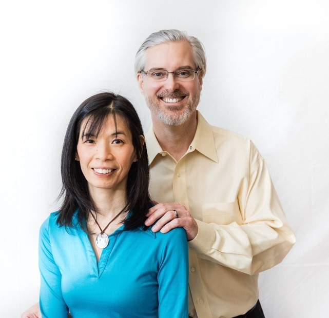 Dr. Paul Marples and Satomi Knudsen